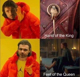 Feet of the Queen - meme