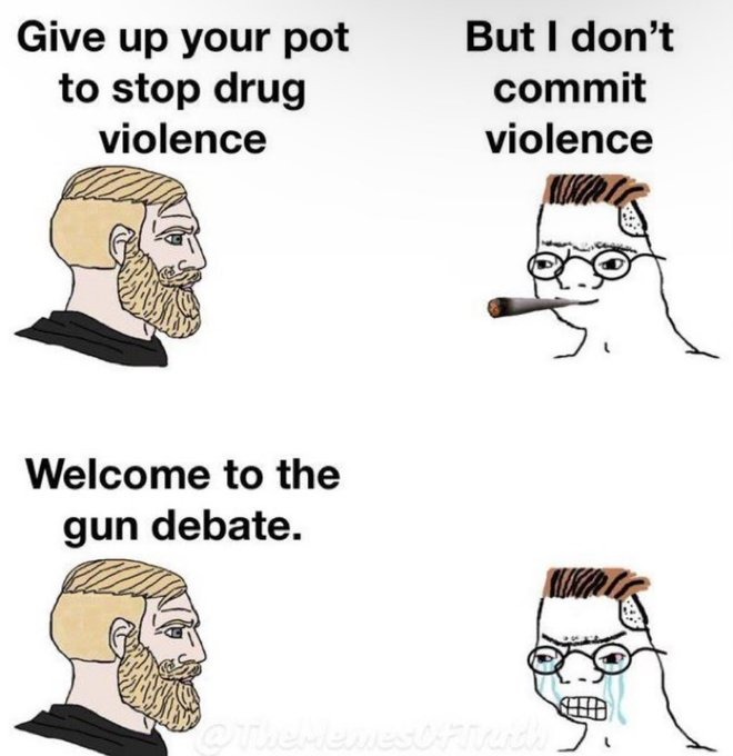 wiping boogers on your flawed logic - meme