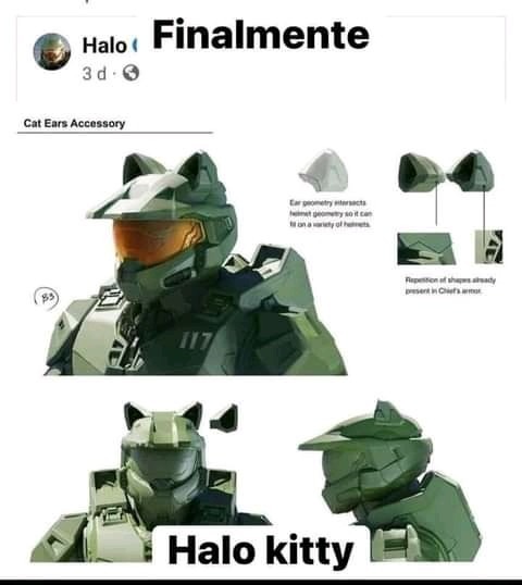 Halo kitty - meme