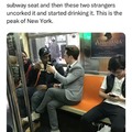 this is the most civil I've ever seen an NYC subway