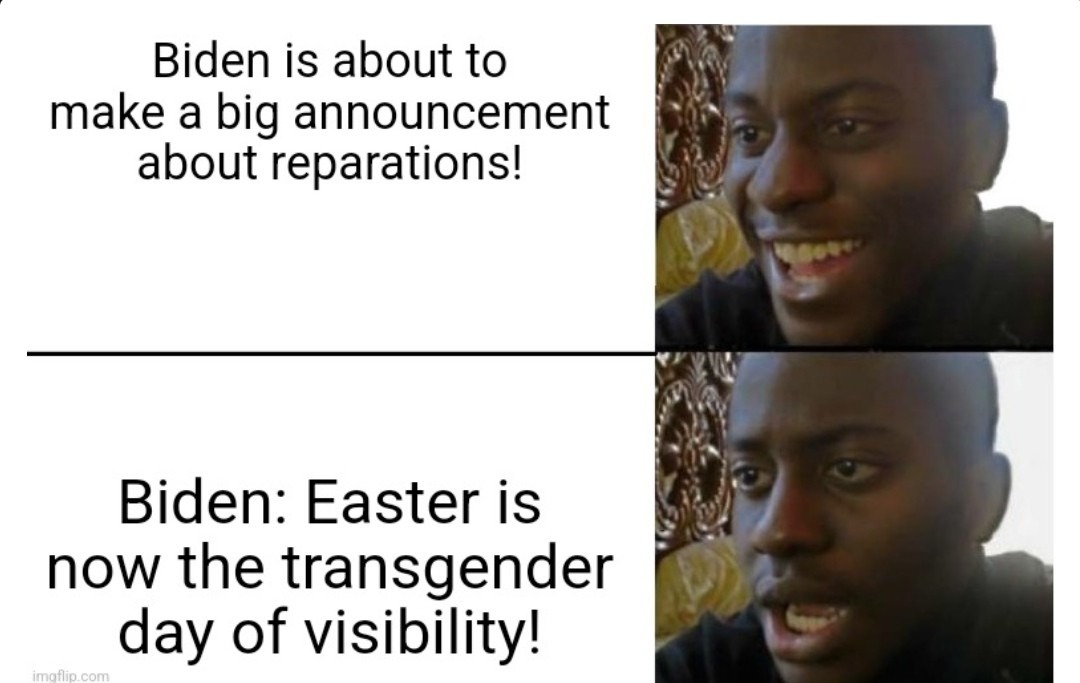 Happy transgender Easter! - meme