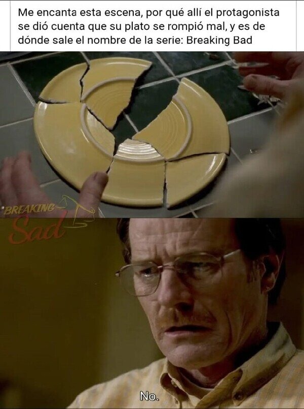 Me encanta esta escena de Breaking Dad - meme