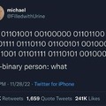True binary