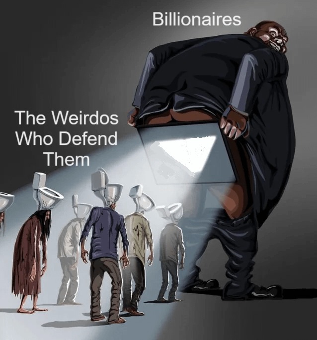 Billionaire defenders - meme