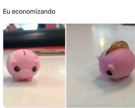 eu tentando economizar - meme