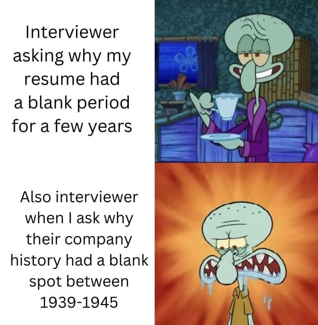 interview comeback - meme