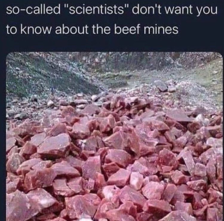 meaty rocks - meme