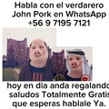 Habla Con John Pork por WhatsApp +56 9 7195 7121