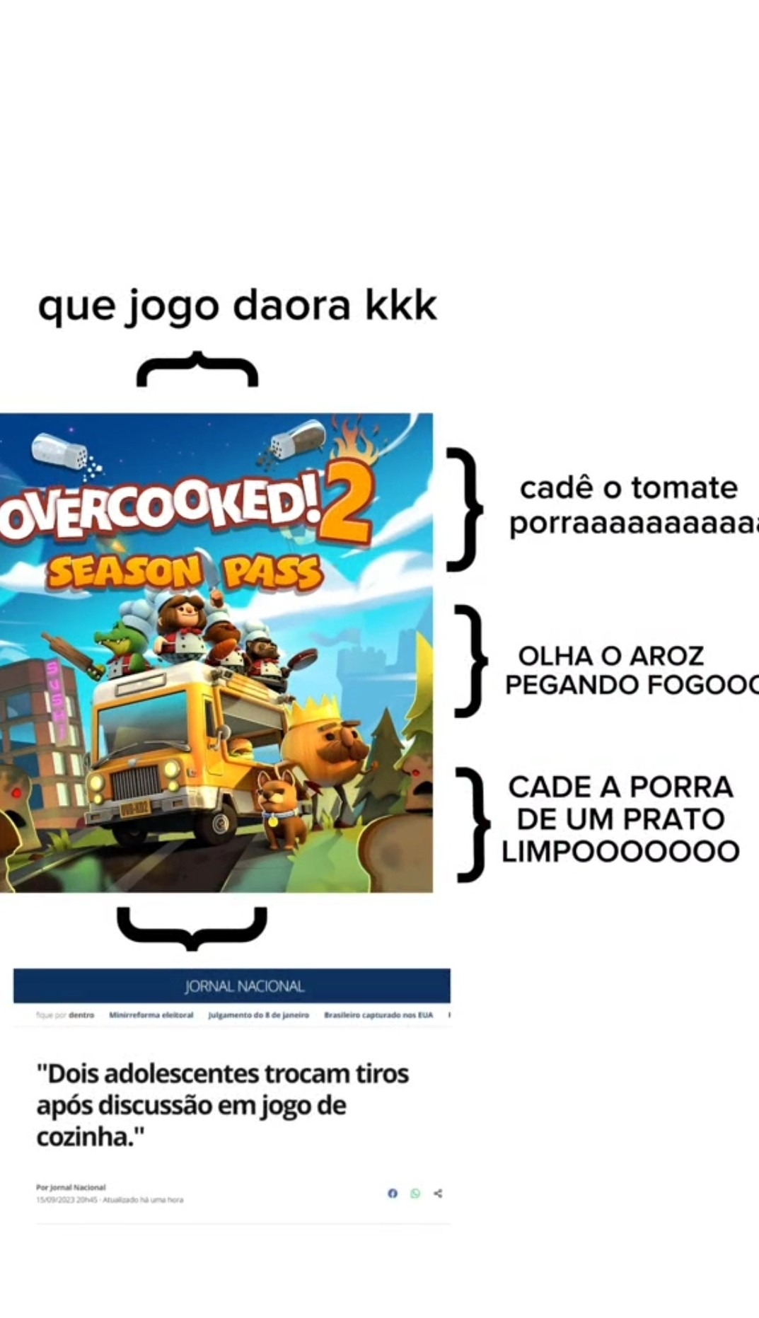 Que jogo daora bo jogar - meme