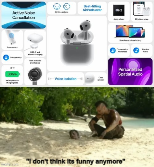 Airpods 4 meme