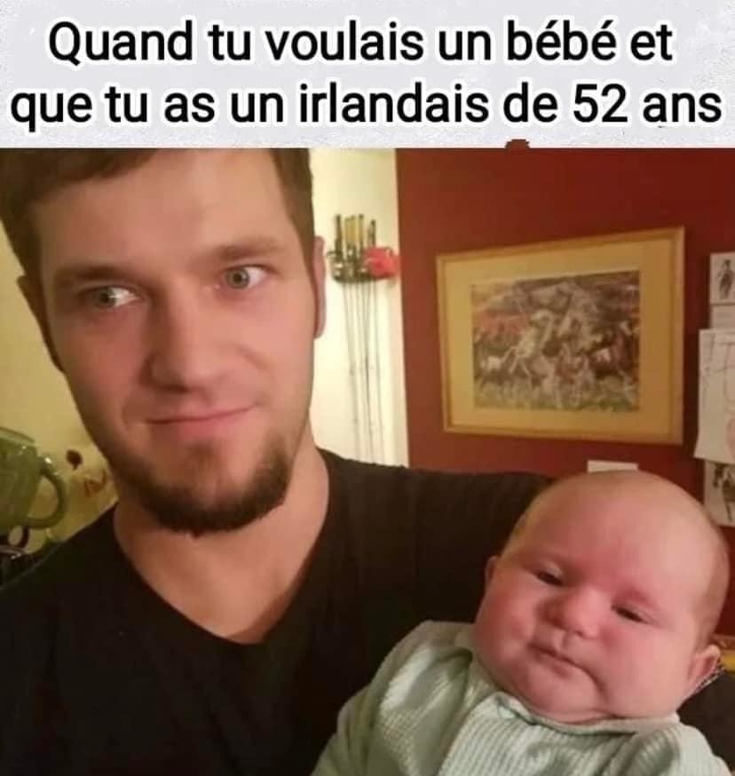 Bas d'accord le bb et plus vieux que le daron - meme