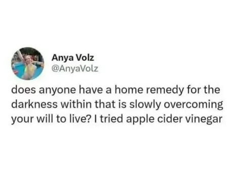 Home remedy for the darkness - meme