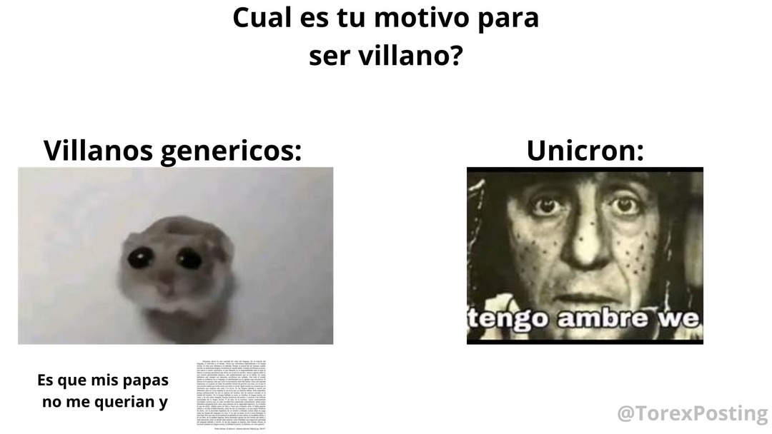 A mi no me sorprende lo de esos villanos - meme