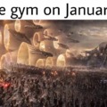 Happy new year for the gym enjoyers