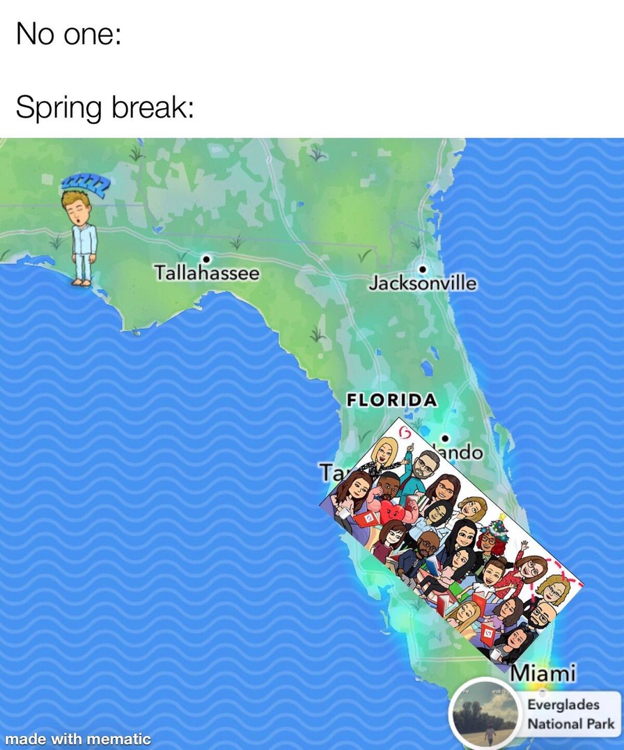 Spring break - meme