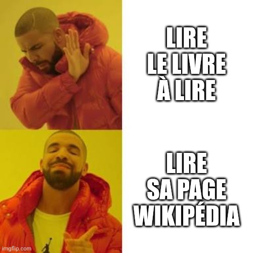 Je m'excuse auprès de tous mes profs mais qui lit vraiment ces livres - meme