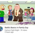 Baldi's basics in family guy