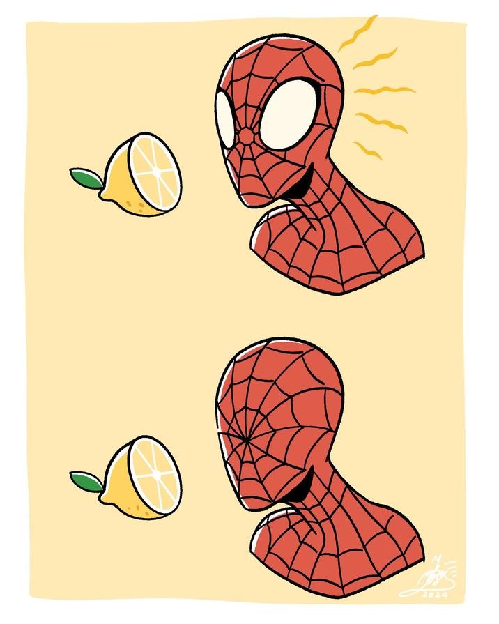 Lemon spiderman meme