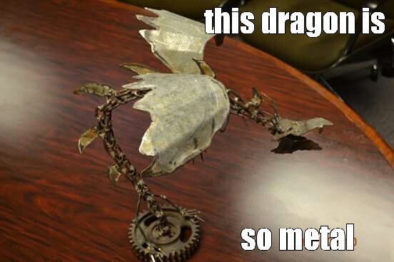 Dragon on the Rock - meme