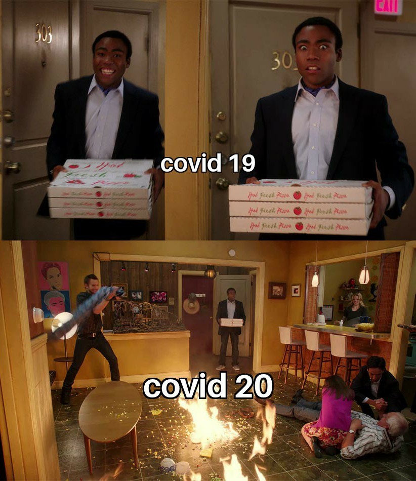 Has anyone ever wondered about Covid 20 - meme
