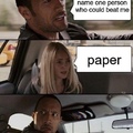 the rock vs paper