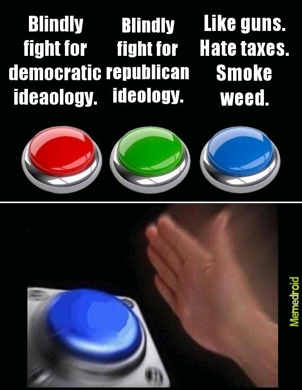 Libertarians for the win. - meme