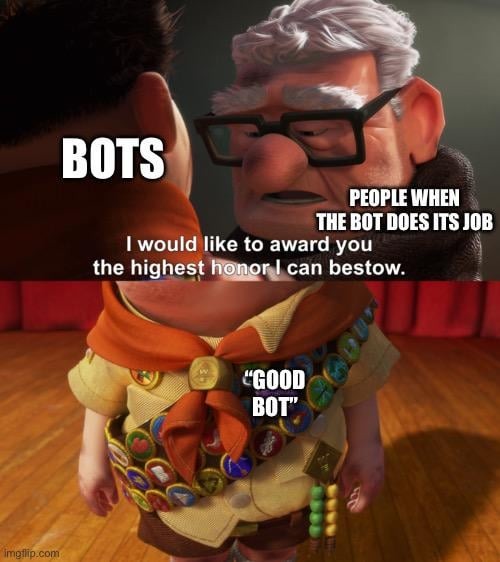 Good bot - meme