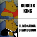 Winny The Pooh preferisce il Burger King come Bello Figo GU