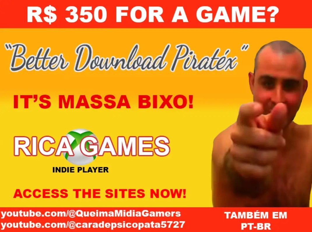 Rica games sempre esteve certo - meme