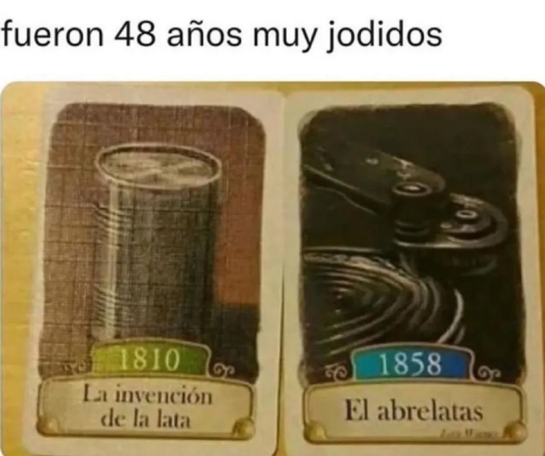 Los 48 años mas difíciles de la historia - meme