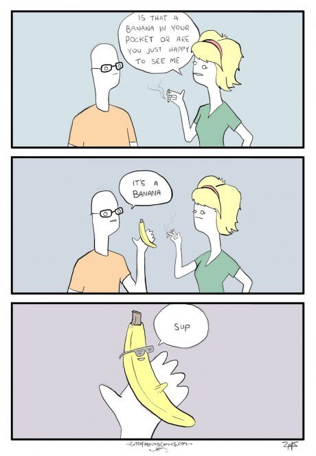 Hard banana - meme