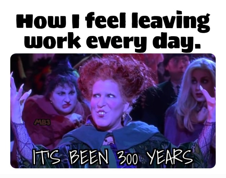 300 Years of Work - meme
