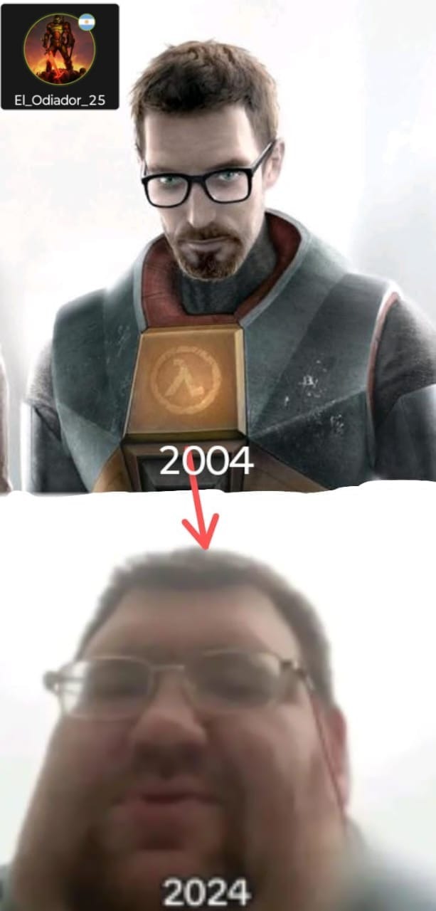 Gordon freeman subio de peso desde que valve no saca nuevos juegos (no sigas su ejemplo) - meme