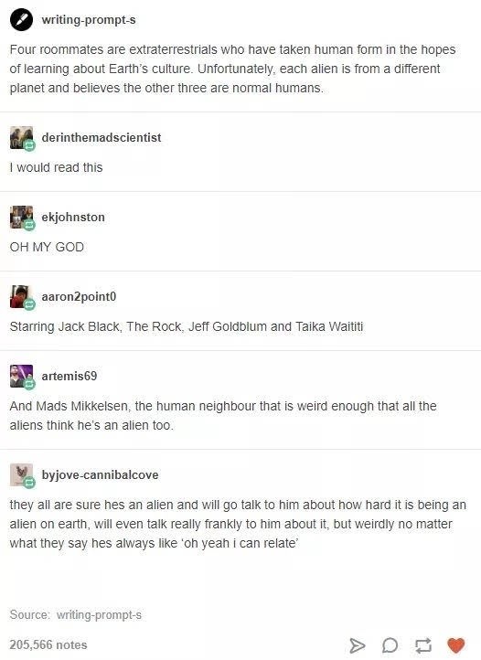 Aliens in disguise as roommates, humans suspect nothing - meme