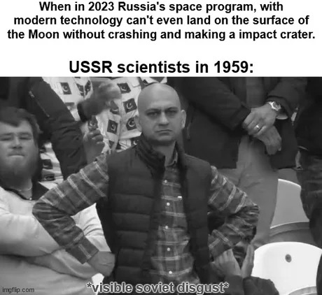 USSR scientists are not proud - meme