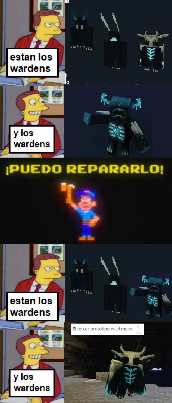 when hollow warden es mejor - meme