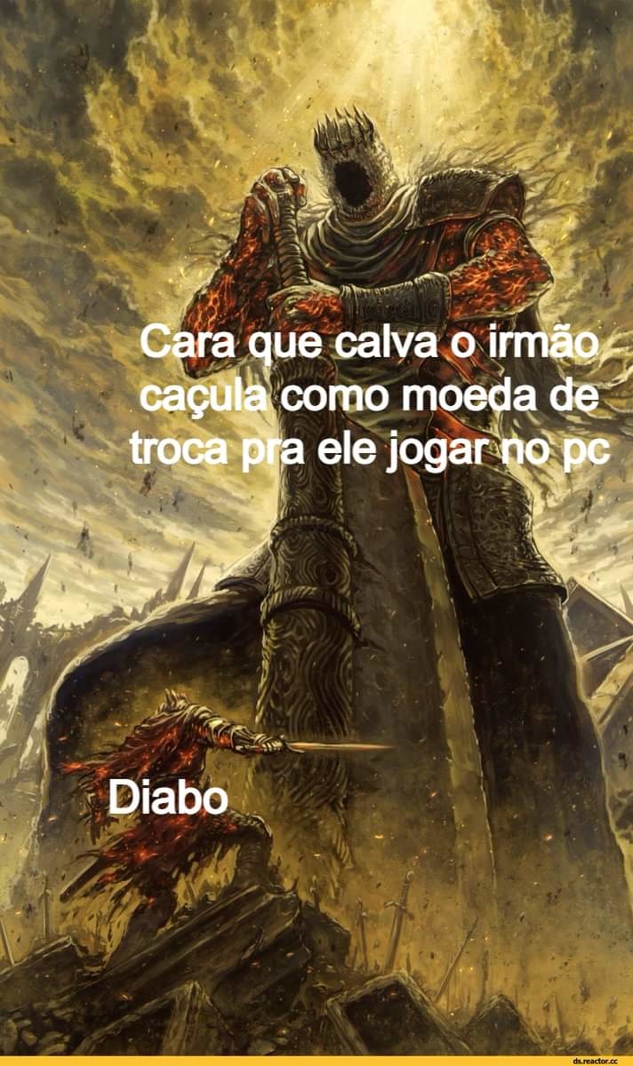 Uma alma por uma alma - meme