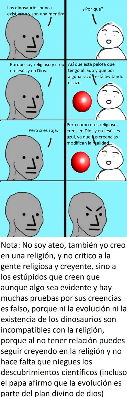 En este tema pongo el contexto en el meme y no en el titulo porque no todos leen el titulo, y a diferencia de los demas en que es simplemente un poco de divulgacion paleontologica este es un tema muy controversial, y no, no estoy propagando el judaismo