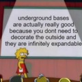 Underground bases