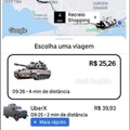 Uber no rio