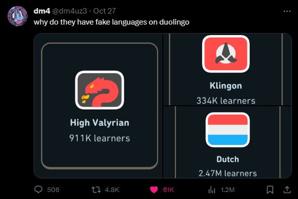 dongs in a language - meme