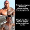 Actor vs real character