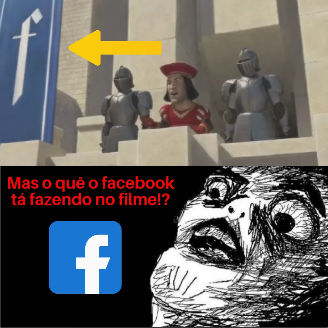 Facebook no Shrek - meme