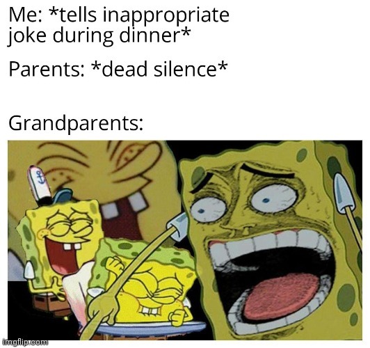 Laughing grandpas - meme