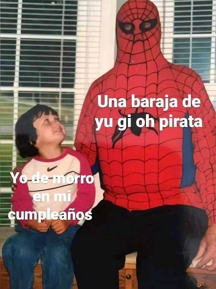 esa baraja de Yu-Gi-Oh pirata me deseó feliz cumple sin pedirlo - meme