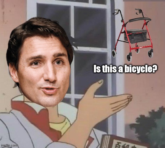 Is this a bicycle? - meme