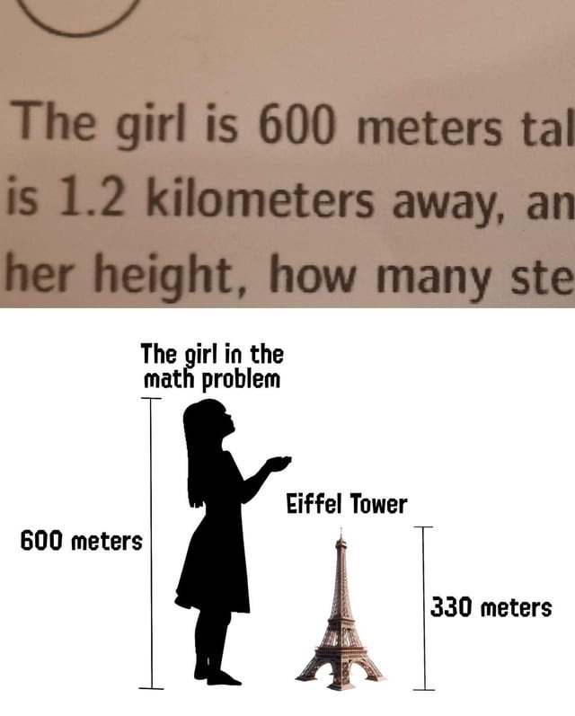 Math problems be like - meme