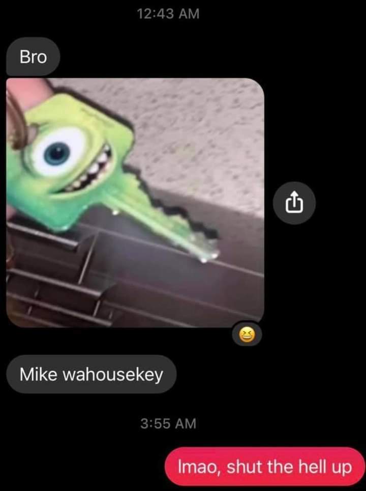 Mike wahousekey - meme