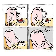 spaghetti regreti (comic by Ketnipz) - meme