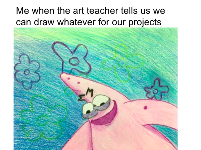 Not my drawing btw - meme